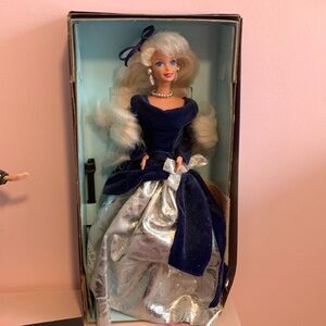 Winter velvet Barbie doll